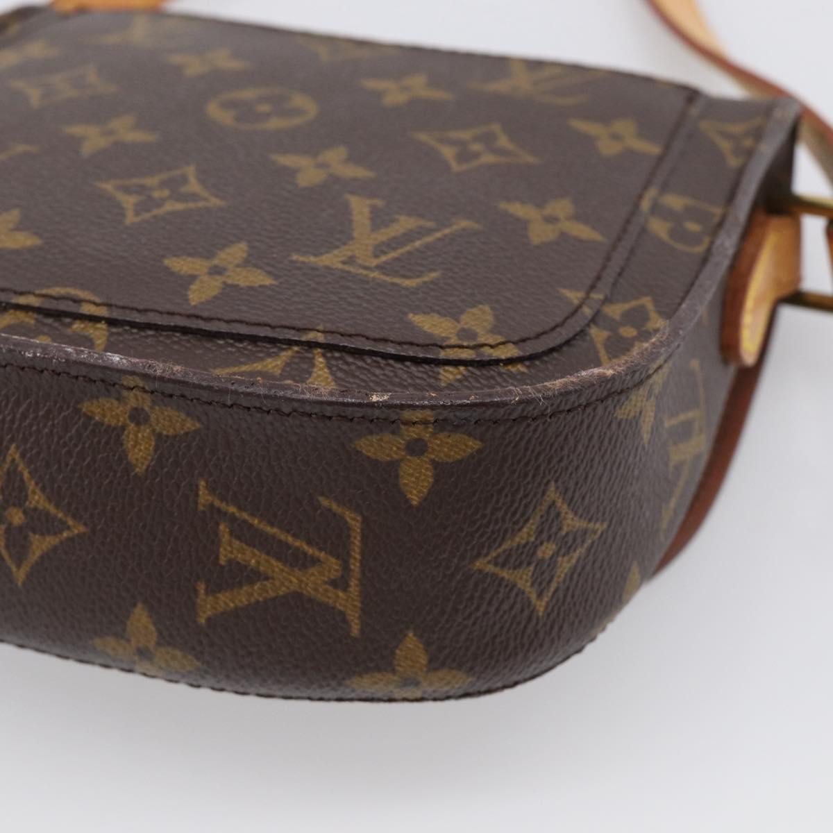 LOUIS VUITTON Monogram Saint Cloud PM Shoulder Bag M51244 LV Auth 213300A