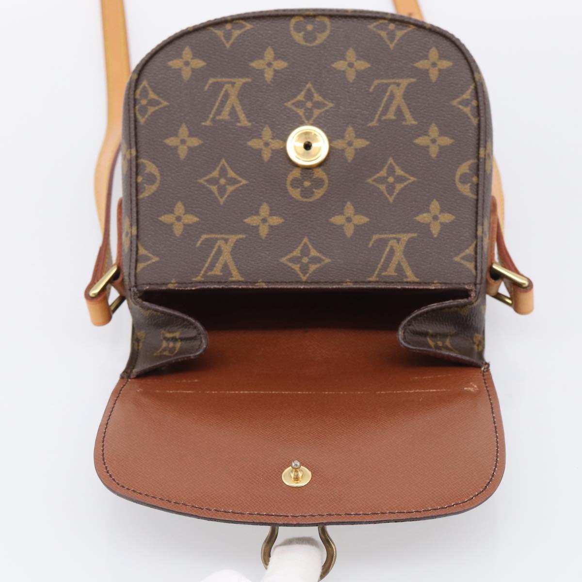 LOUIS VUITTON Monogram Saint Cloud PM Shoulder Bag M51244 LV Auth 213300A
