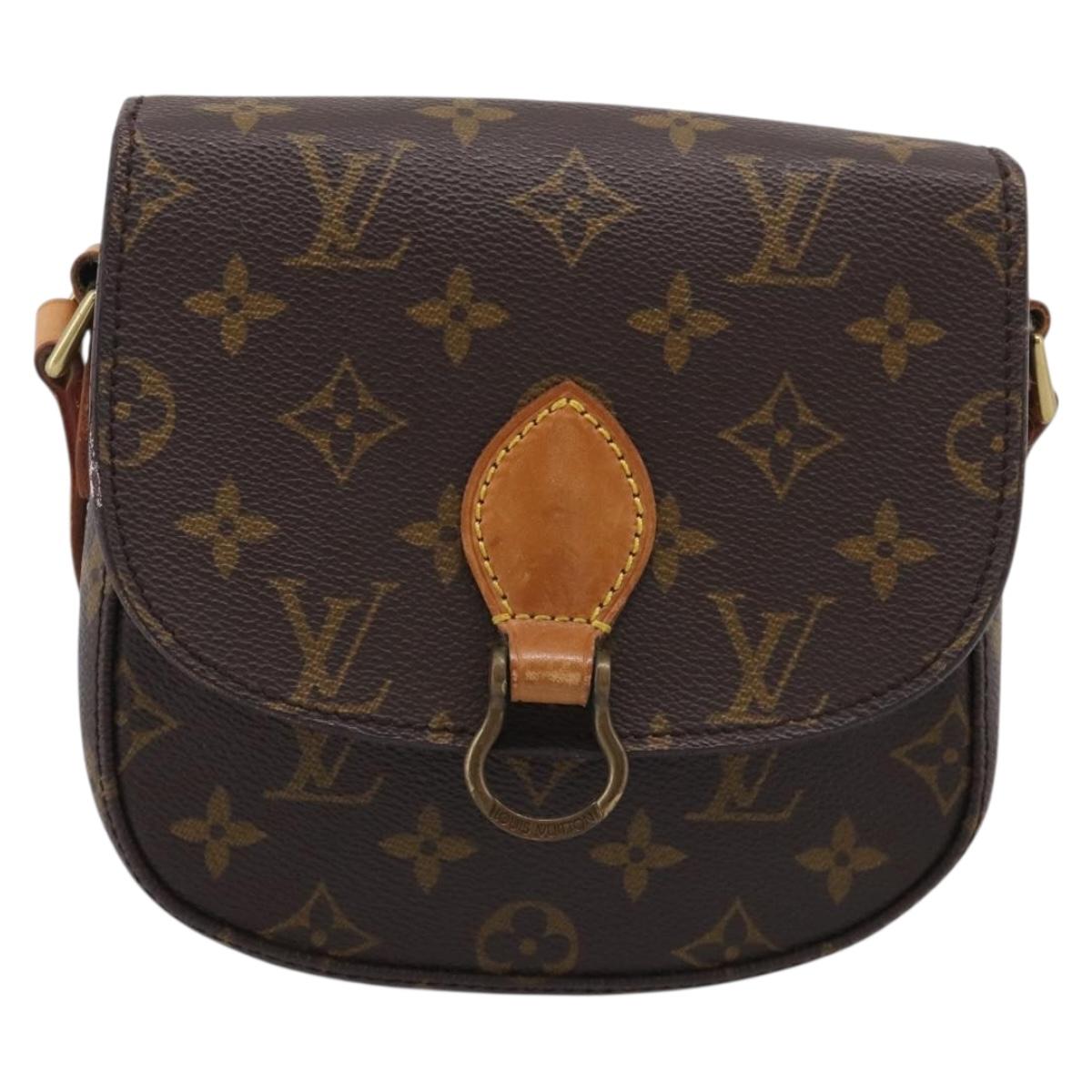 LOUIS VUITTON Monogram Saint Cloud PM Shoulder Bag M51244 LV Auth 213300A