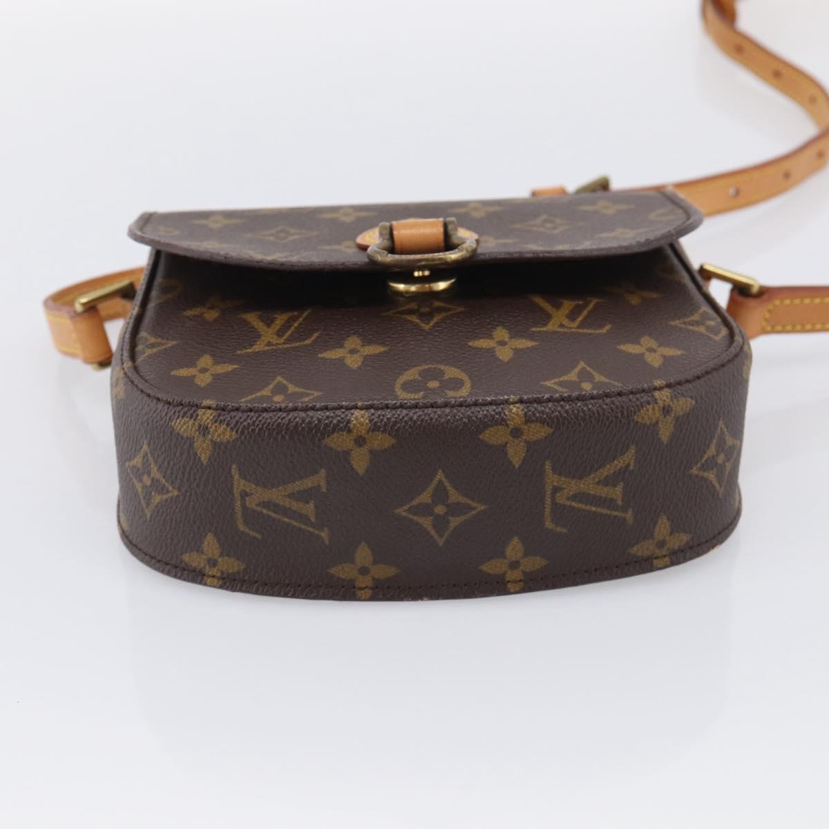 LOUIS VUITTON Monogram Saint Cloud PM Shoulder Bag M51244 LV Auth 213300A