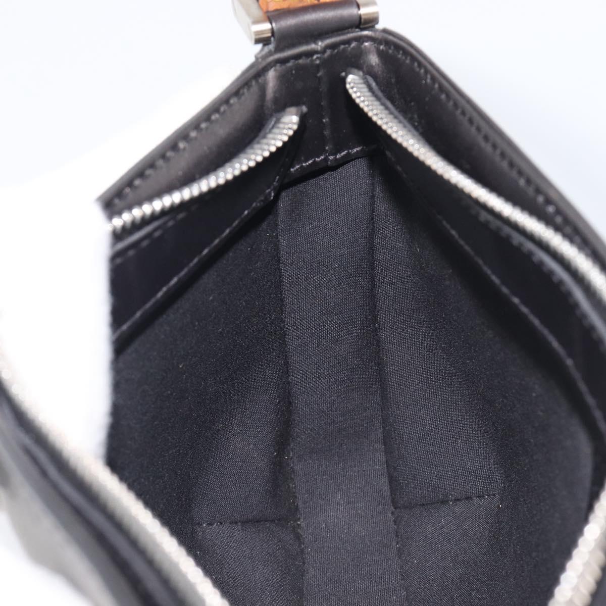 LOUIS VUITTON Monogram Mat Fowler Hand Bag Navy M55145 LV Auth 213302V