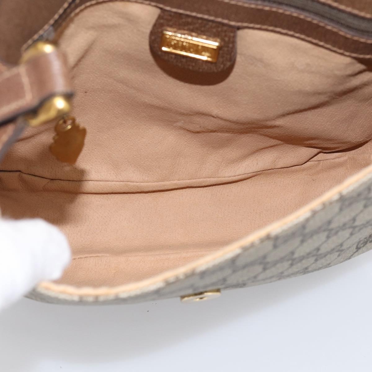 GUCCI GG Supreme Shoulder Bag PVC Beige Gold 001 115 4425 Auth 213320