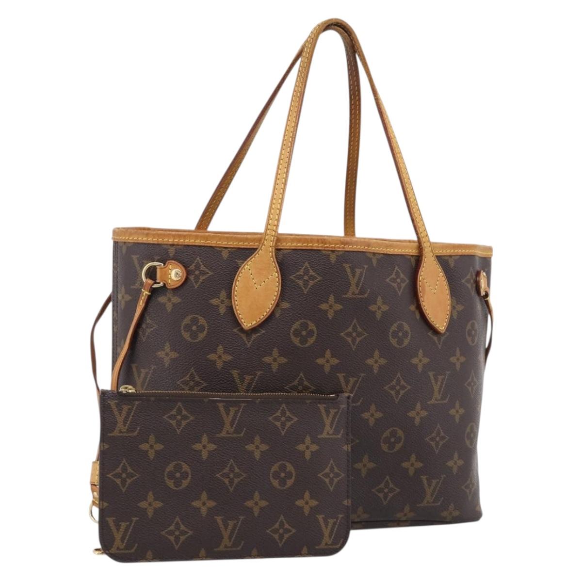 LOUIS VUITTON Monogram Neverfull PM Tote Bag M40155 LV Auth 213328A
