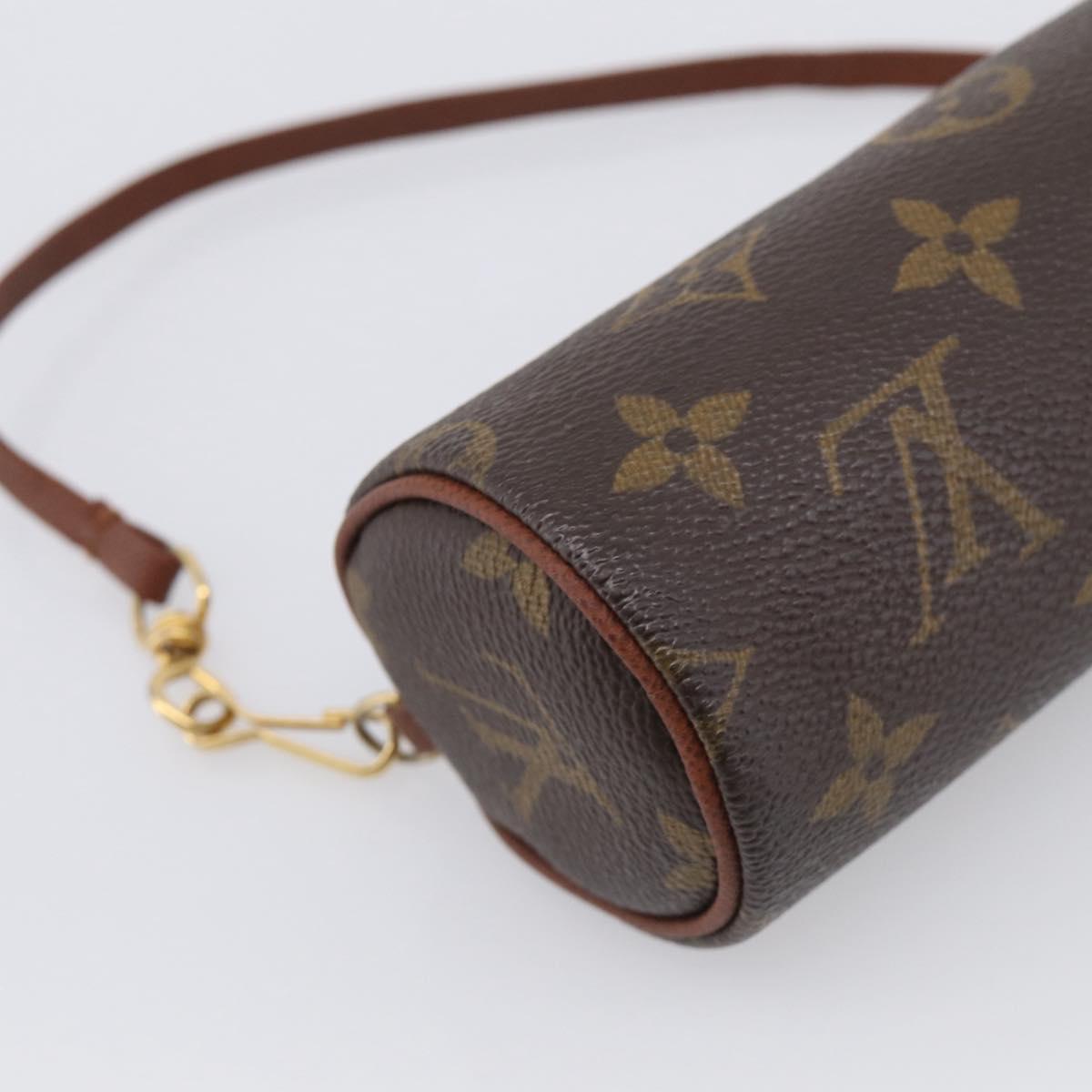 LOUIS VUITTON Monogram Papillon Pouch LV Auth 213349