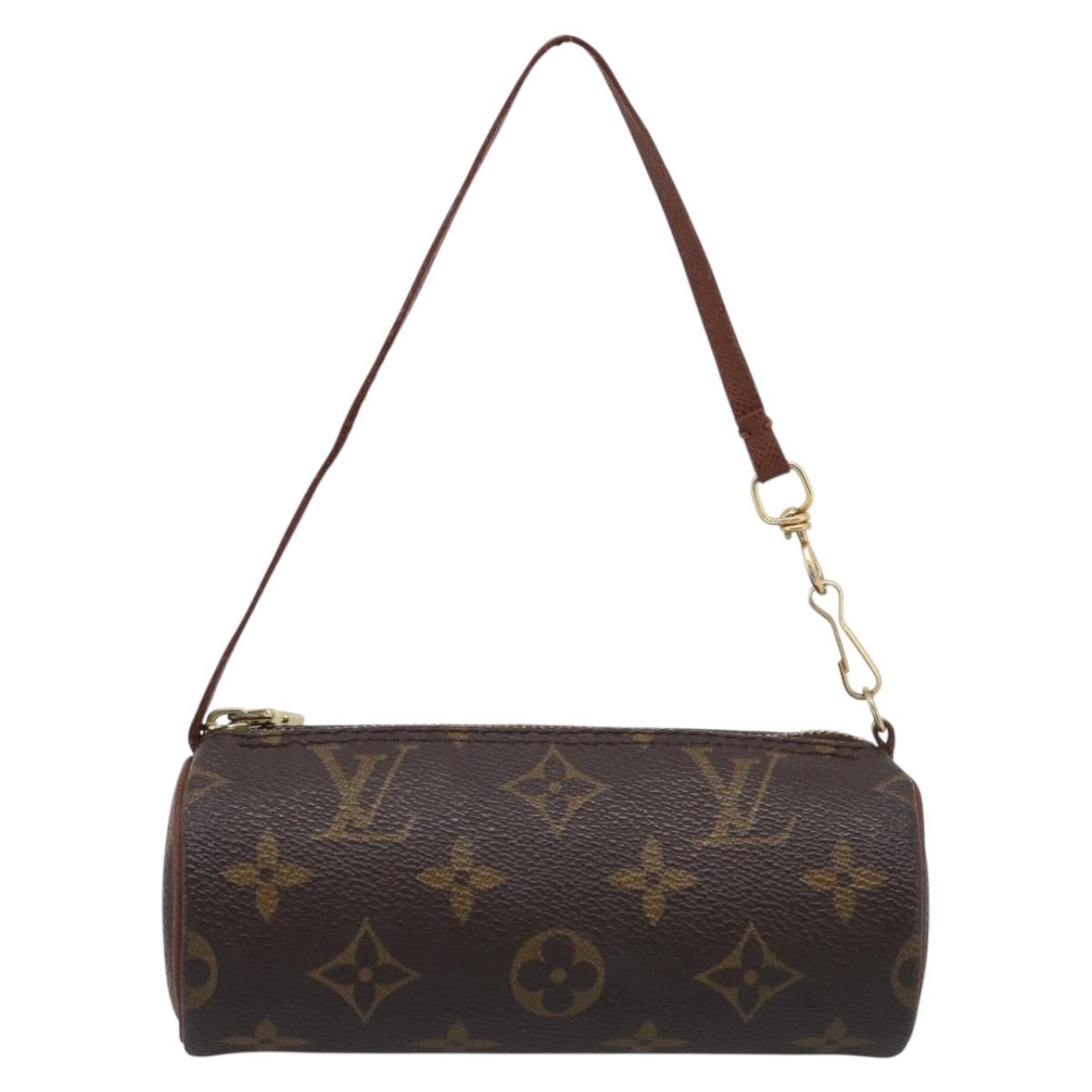 LOUIS VUITTON Monogram Papillon Pouch LV Auth 213349