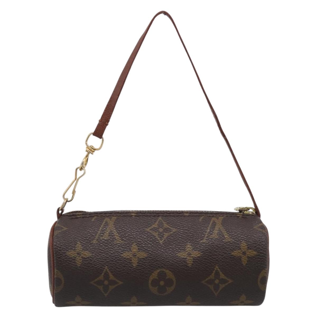 LOUIS VUITTON Monogram Papillon Pouch LV Auth 213349