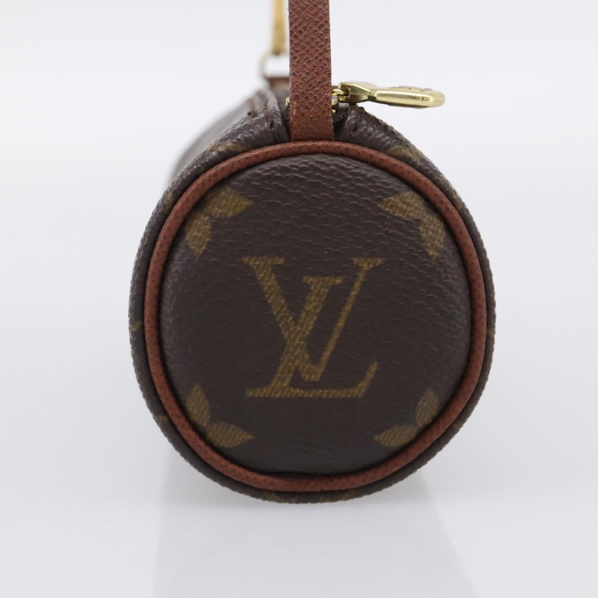 LOUIS VUITTON Monogram Papillon Pouch LV Auth 213349