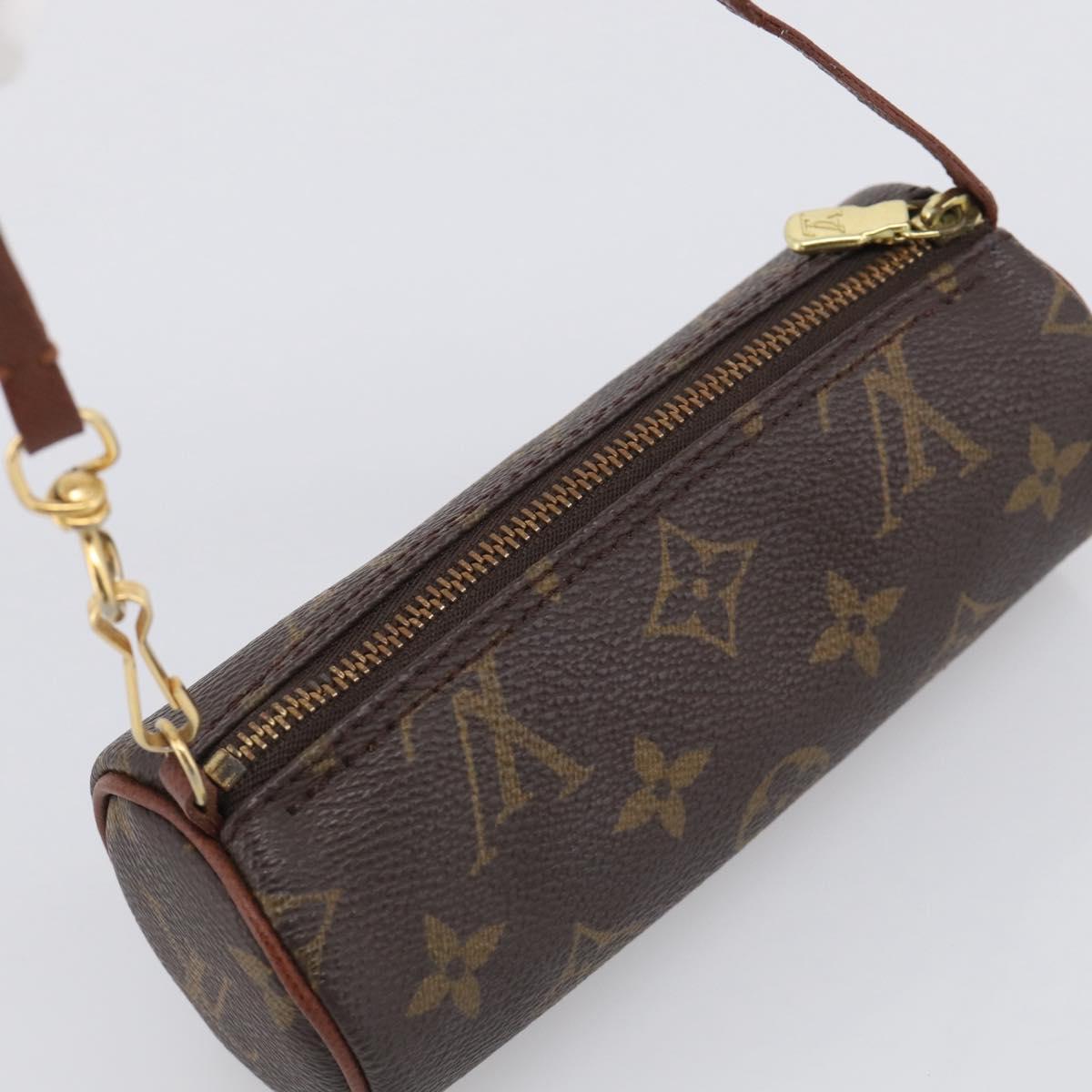 LOUIS VUITTON Monogram Papillon Pouch LV Auth 213349