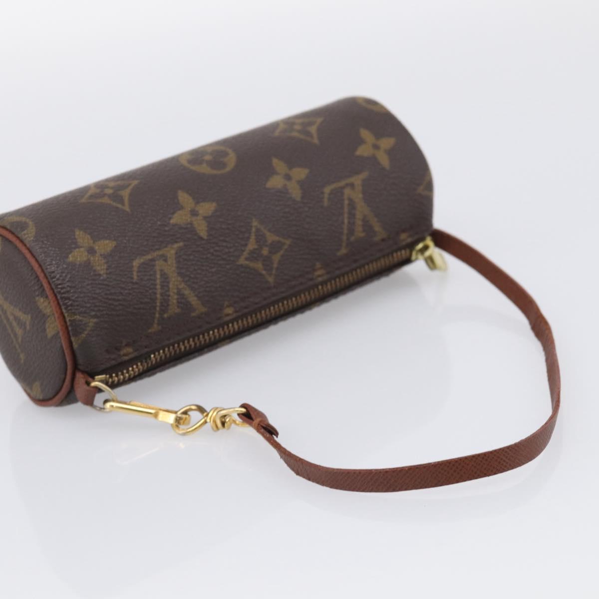 LOUIS VUITTON Monogram Papillon Pouch LV Auth 213349