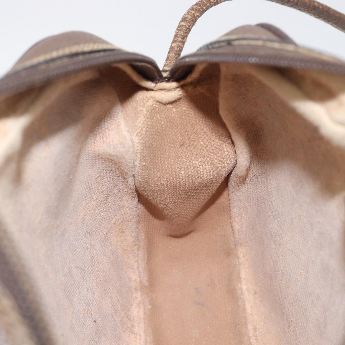 GUCCI GG Supreme Web Sherry Line Bag PVC Beige Gold 007 58 6112 Auth 213351