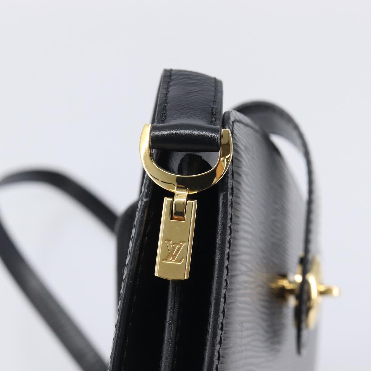 LOUIS VUITTON Epi Capuchin Shoulder Bag Black M52342 LV Auth 213361A