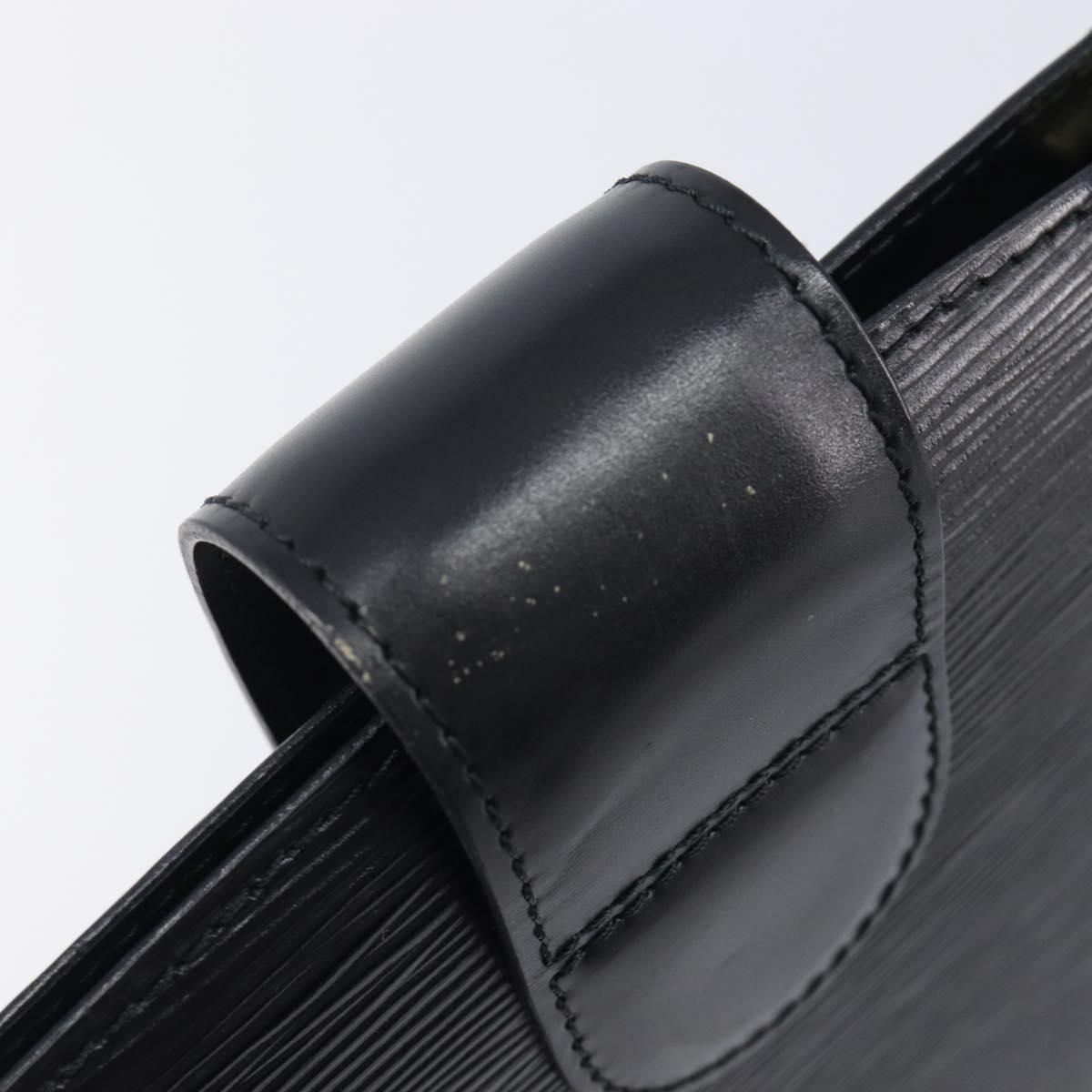 LOUIS VUITTON Epi Capuchin Shoulder Bag Black M52342 LV Auth 213361A