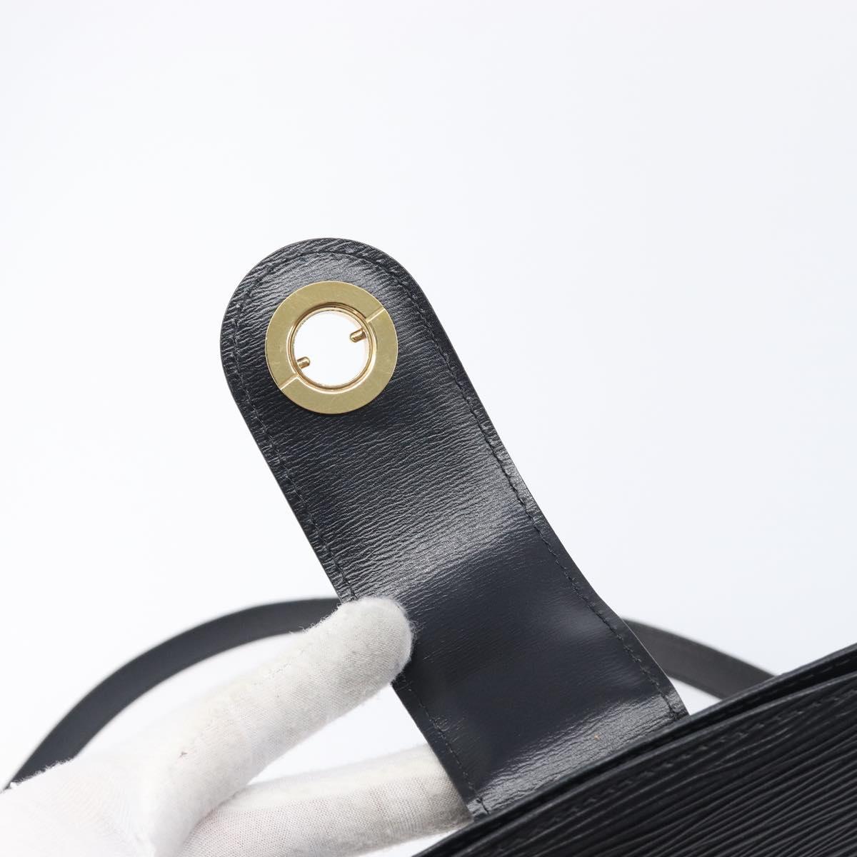 LOUIS VUITTON Epi Capuchin Shoulder Bag Black M52342 LV Auth 213361A