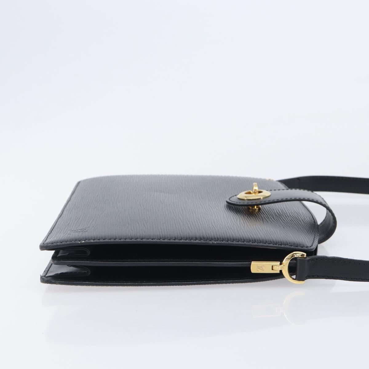 LOUIS VUITTON Epi Capuchin Shoulder Bag Black M52342 LV Auth 213361A