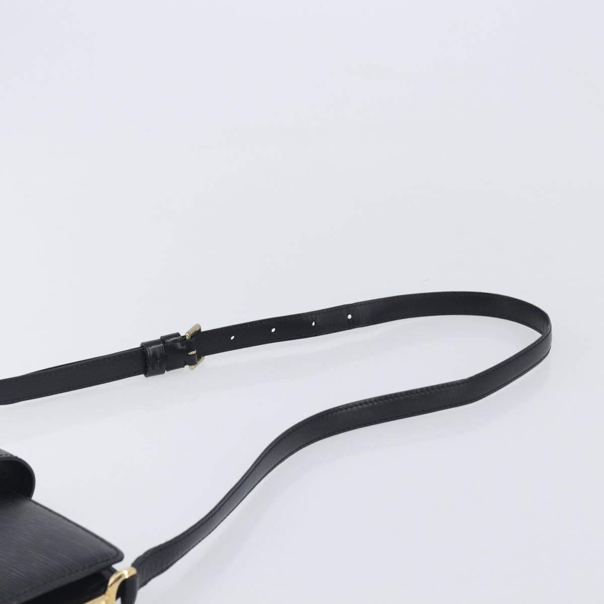 LOUIS VUITTON Epi Capuchin Shoulder Bag Black M52342 LV Auth 213361A