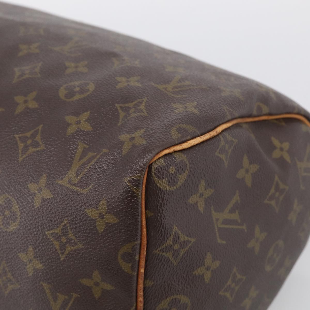 LOUIS VUITTON Monogram Speedy 30 Hand Bag M41526 LV Auth 213372