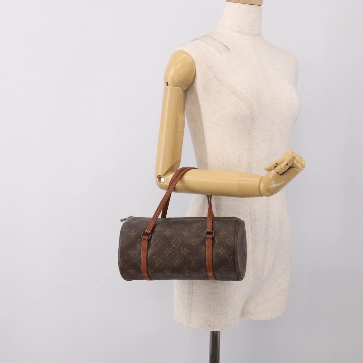 LOUIS VUITTON Monogram Papillon 26 Hand Bag M51386 LV Auth 213388