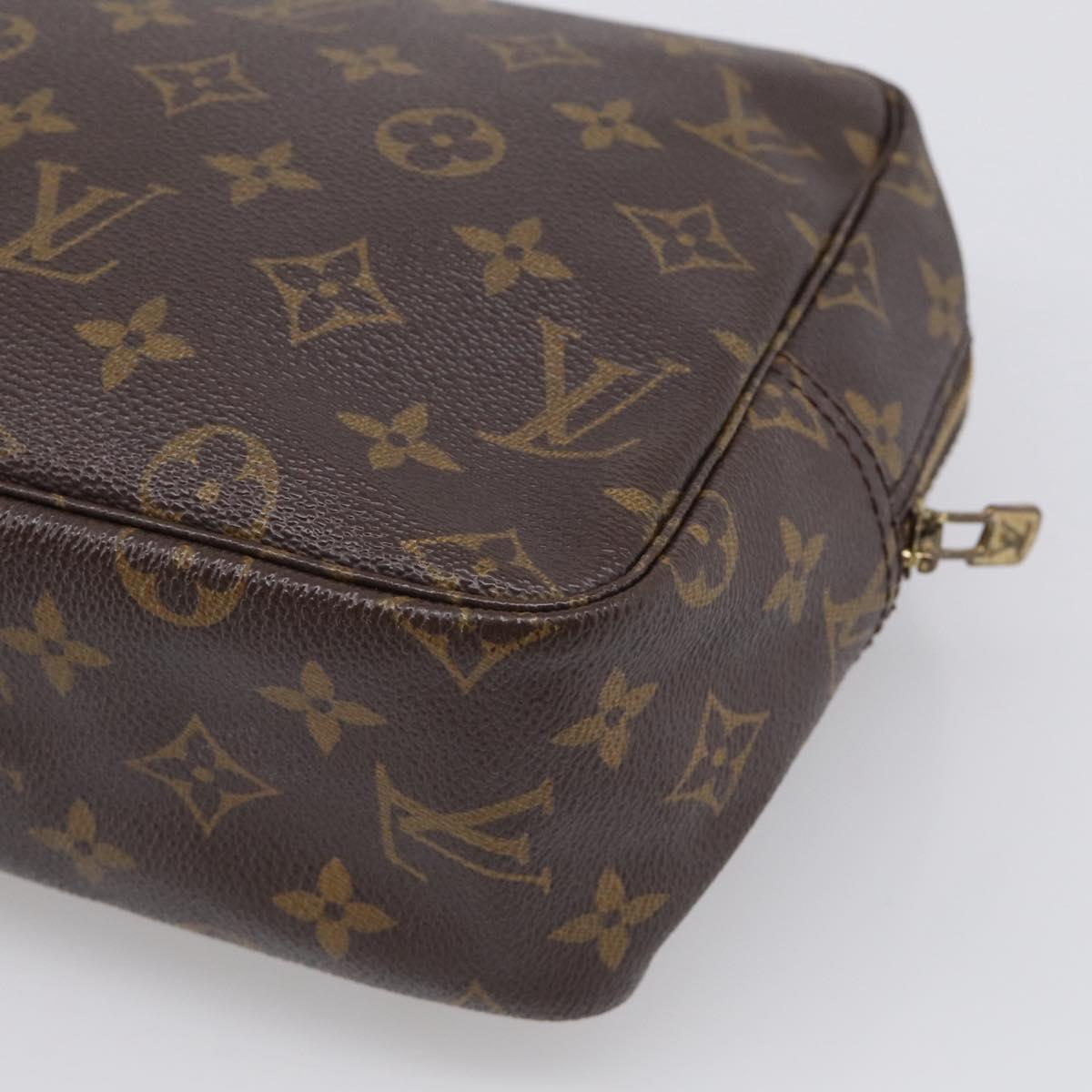 LOUIS VUITTON Monogram Trousse Toilette 28 Clutch Bag M47522 LV Auth 213393