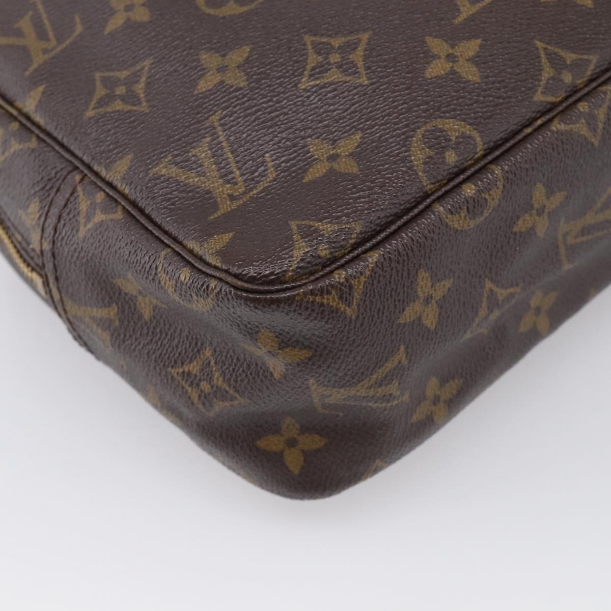 LOUIS VUITTON Monogram Trousse Toilette 28 Clutch Bag M47522 LV Auth 213393