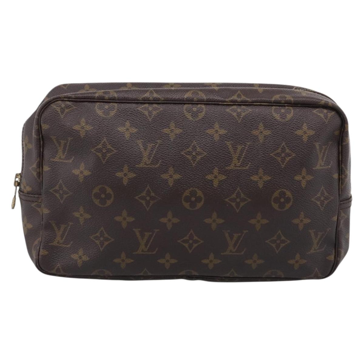 LOUIS VUITTON Monogram Trousse Toilette 28 Clutch Bag M47522 LV Auth 213393