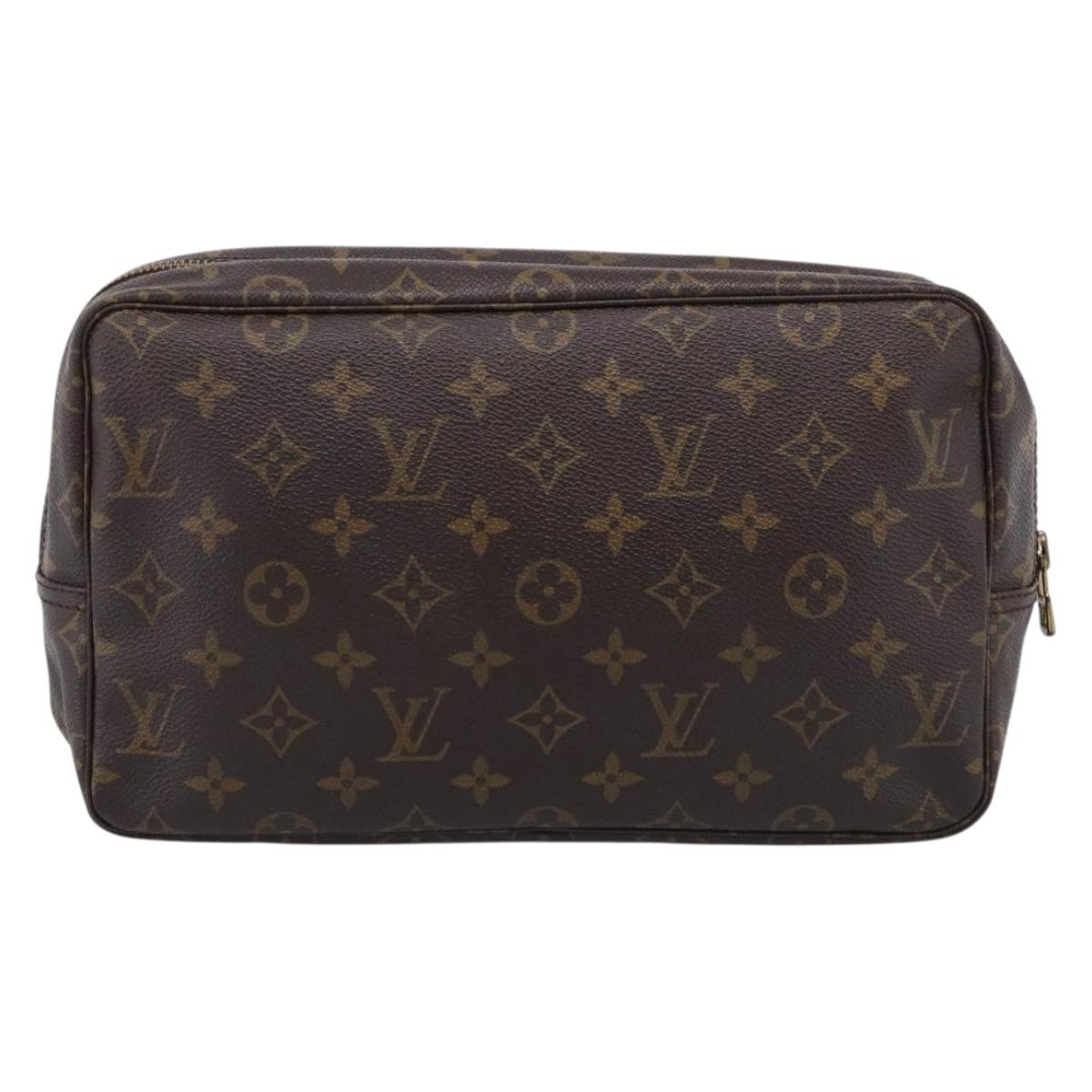 LOUIS VUITTON Monogram Trousse Toilette 28 Clutch Bag M47522 LV Auth 213393