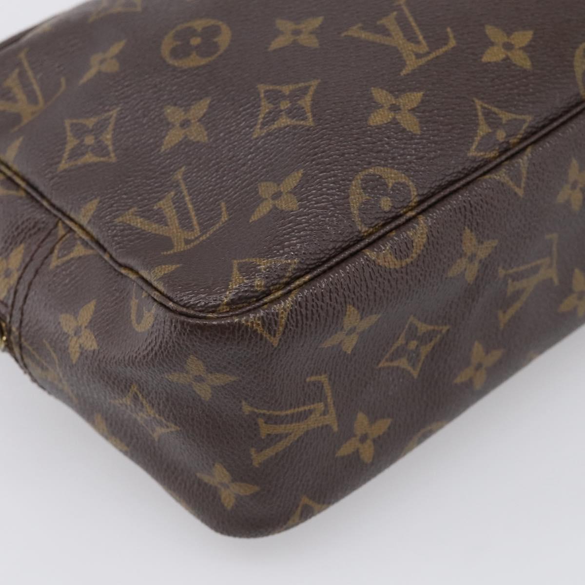 LOUIS VUITTON Monogram Trousse Toilette 28 Clutch Bag M47522 LV Auth 213393