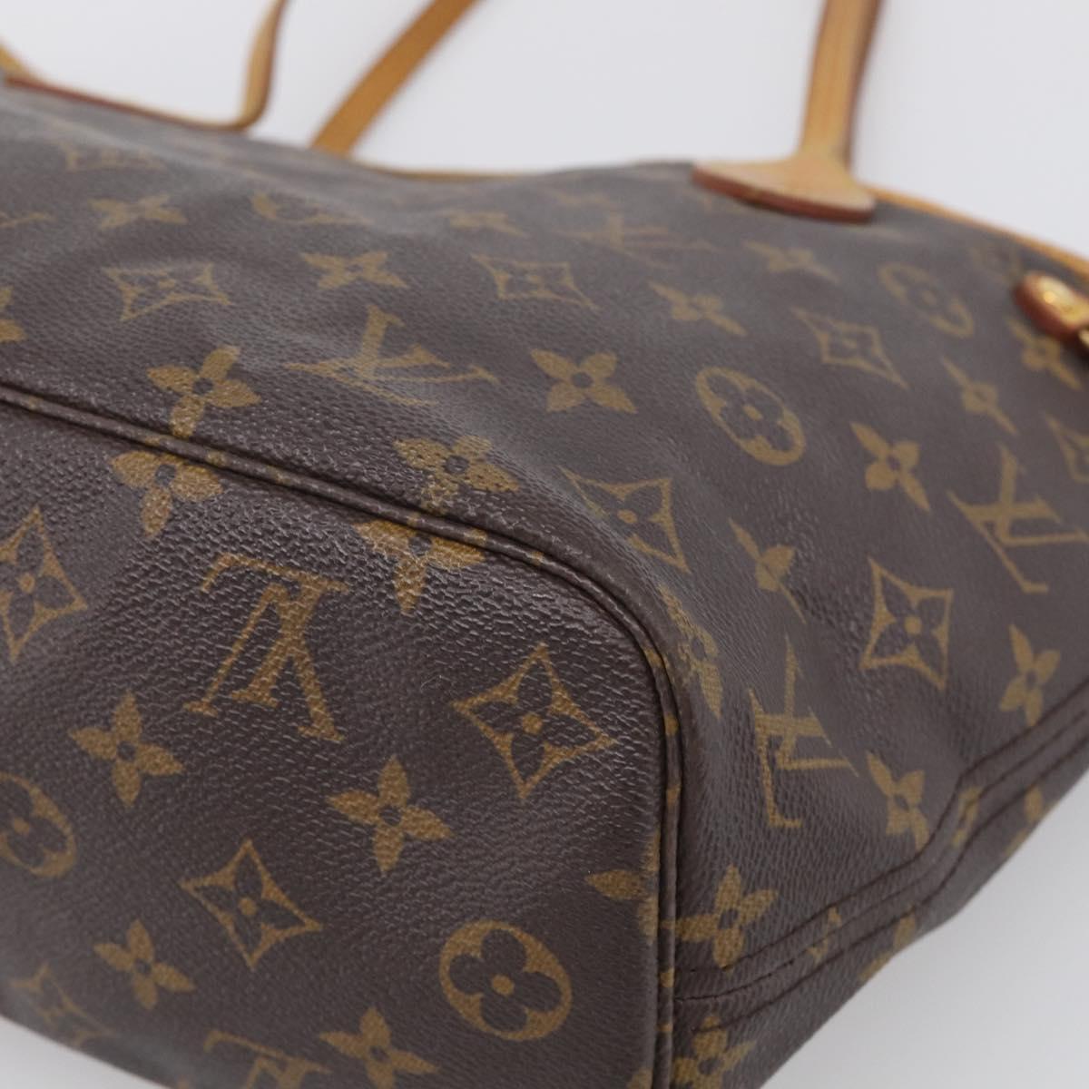 LOUIS VUITTON Monogram Neverfull PM Tote Bag M40155 LV Auth 213399A