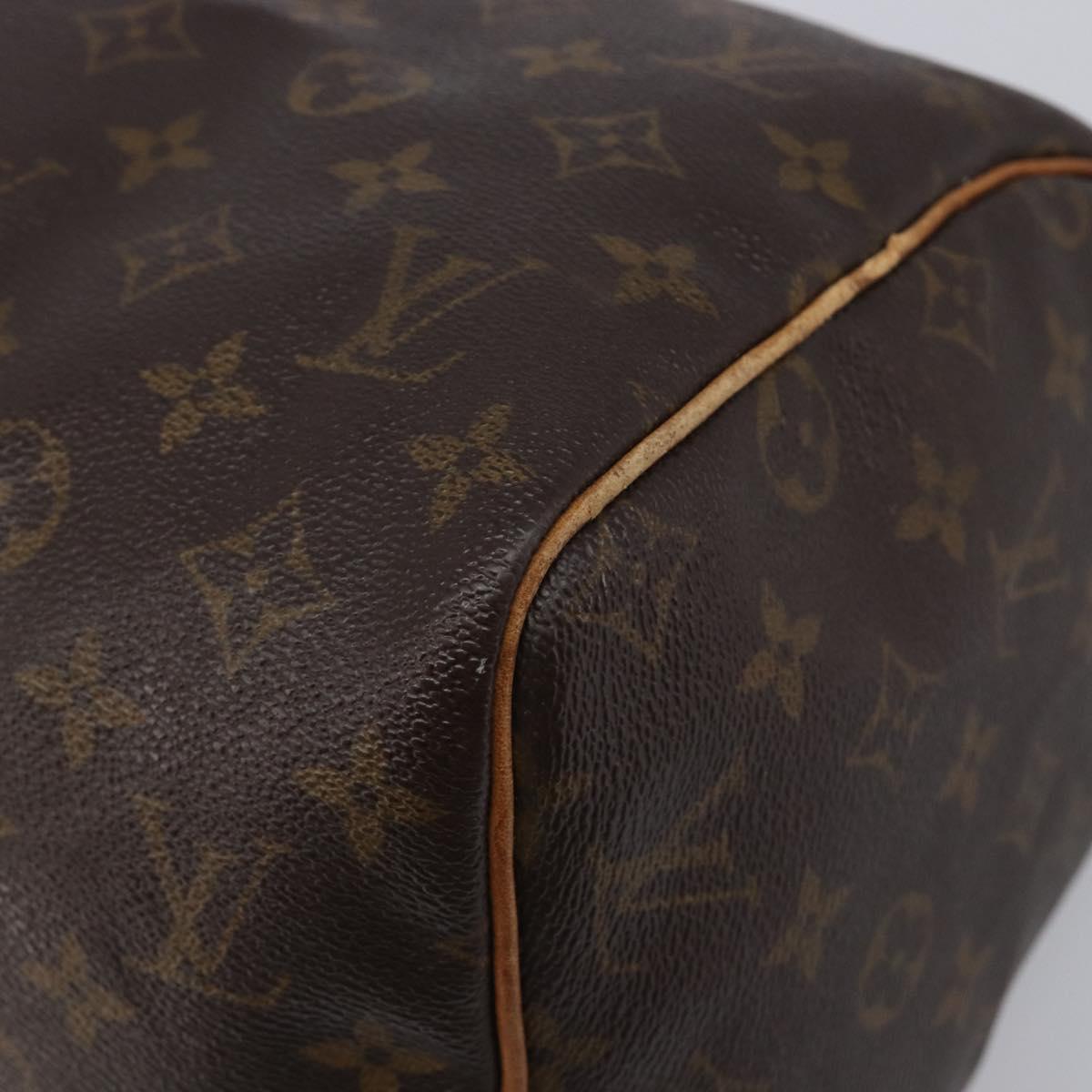LOUIS VUITTON Monogram Speedy 30 Hand Bag M41526 LV Auth 213400