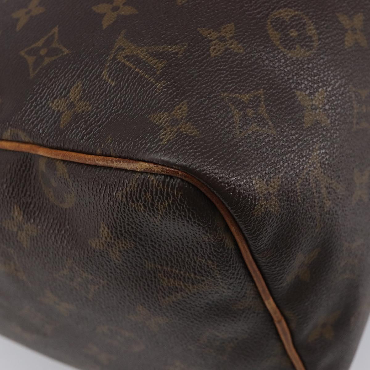 LOUIS VUITTON Monogram Speedy 30 Hand Bag M41526 LV Auth 213400