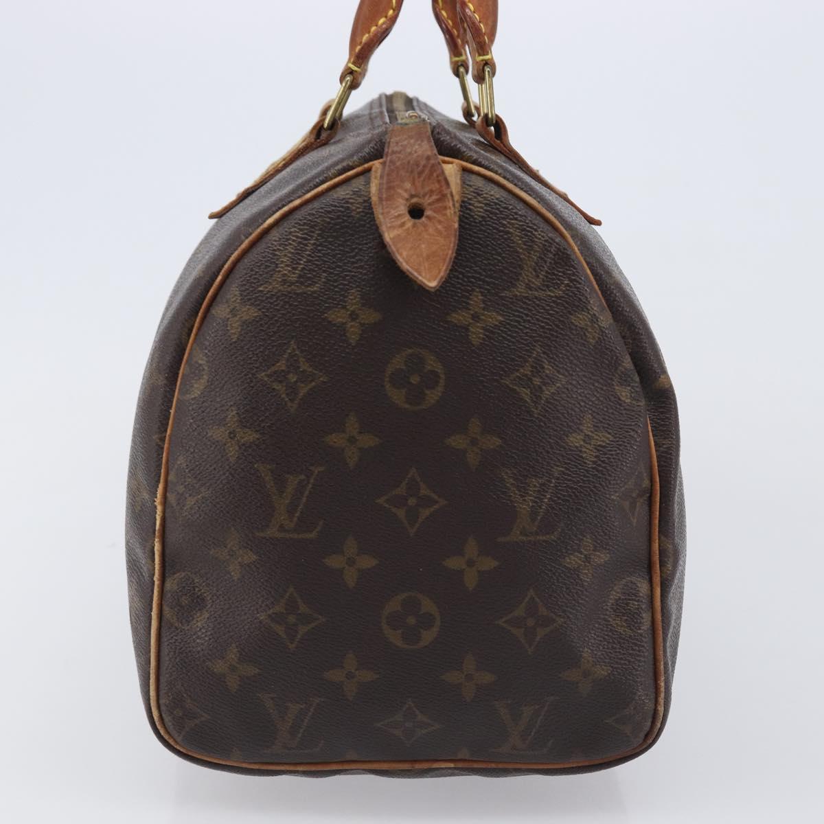 LOUIS VUITTON Monogram Speedy 30 Hand Bag M41526 LV Auth 213400