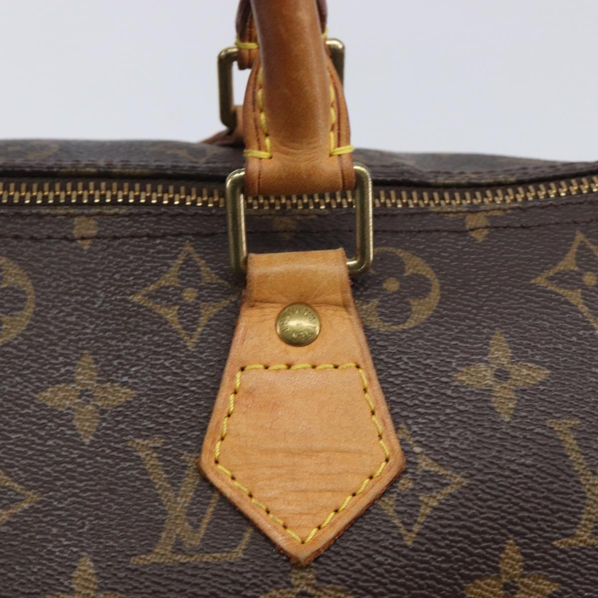 LOUIS VUITTON Monogram Speedy 30 Hand Bag M41526 LV Auth 213401A