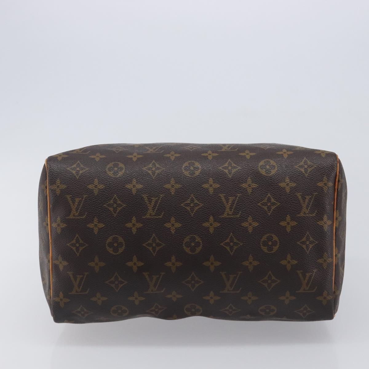 LOUIS VUITTON Monogram Speedy 30 Hand Bag M41526 LV Auth 213401A