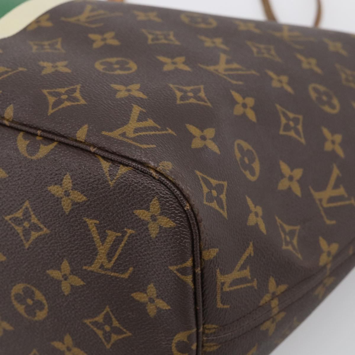 LOUIS VUITTON Monogram Neverfull MM Tote Bag M40156 LV Auth 213406