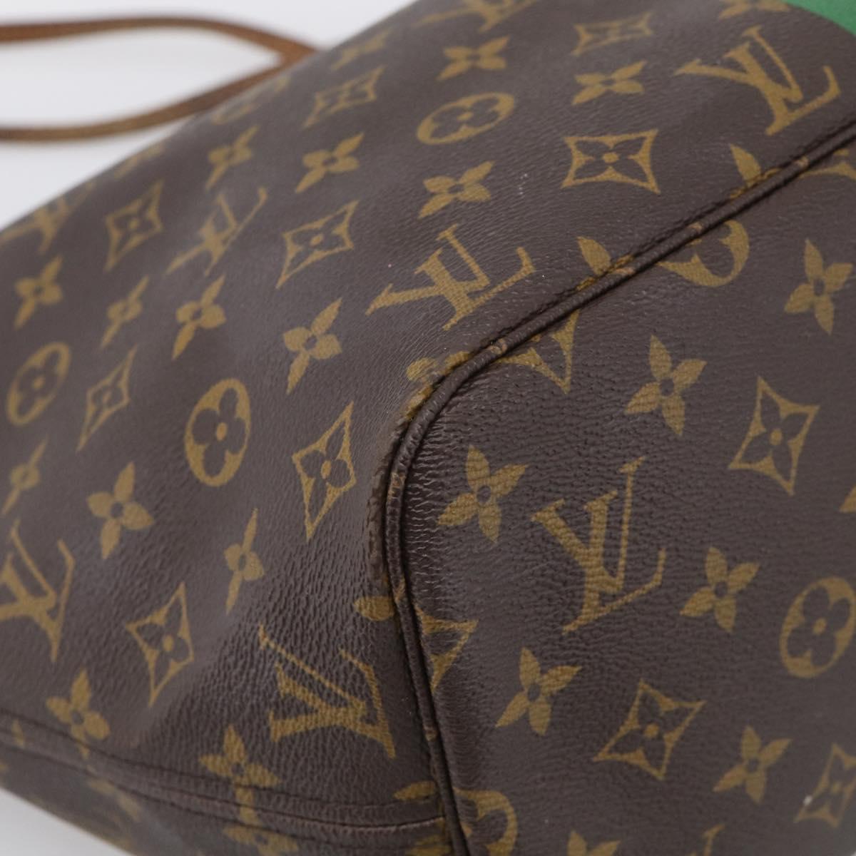 LOUIS VUITTON Monogram Neverfull MM Tote Bag M40156 LV Auth 213406