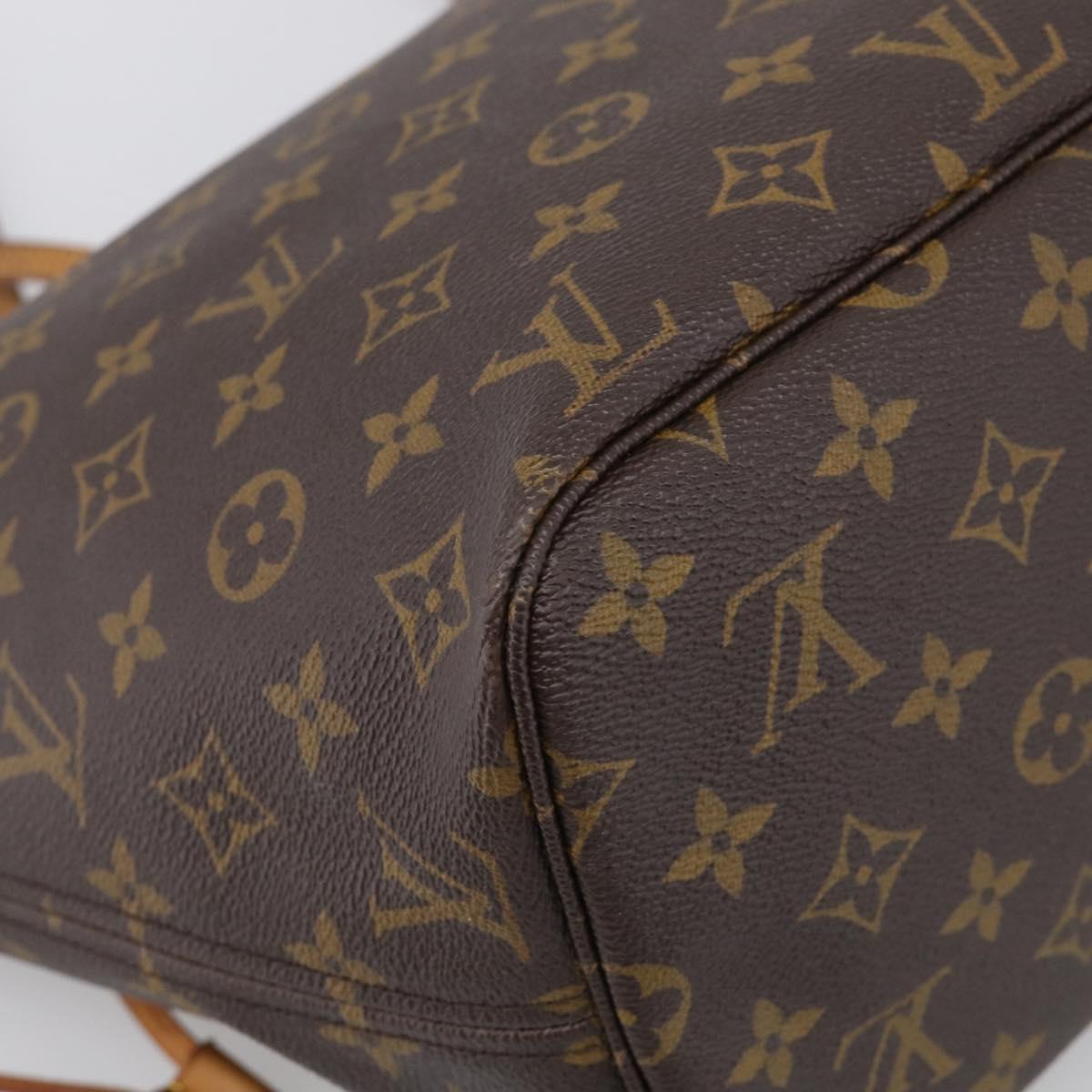 LOUIS VUITTON Monogram Neverfull MM Tote Bag M40156 LV Auth 213406