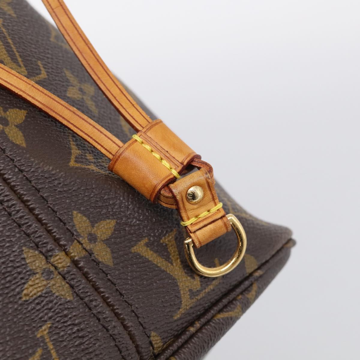 LOUIS VUITTON Monogram Neverfull MM Tote Bag M40156 LV Auth 213406