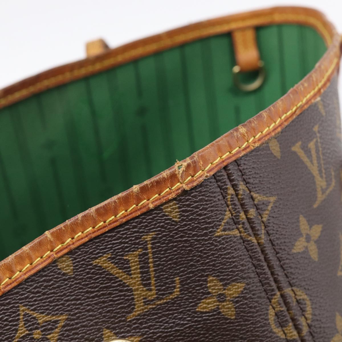 LOUIS VUITTON Monogram Neverfull MM Tote Bag M40156 LV Auth 213406