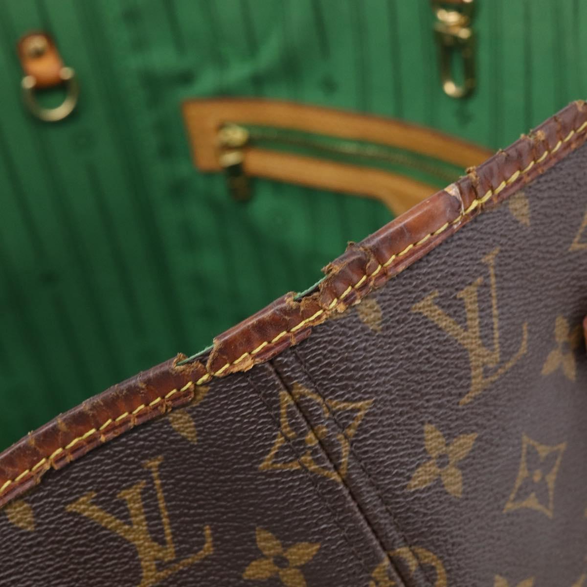 LOUIS VUITTON Monogram Neverfull MM Tote Bag M40156 LV Auth 213406