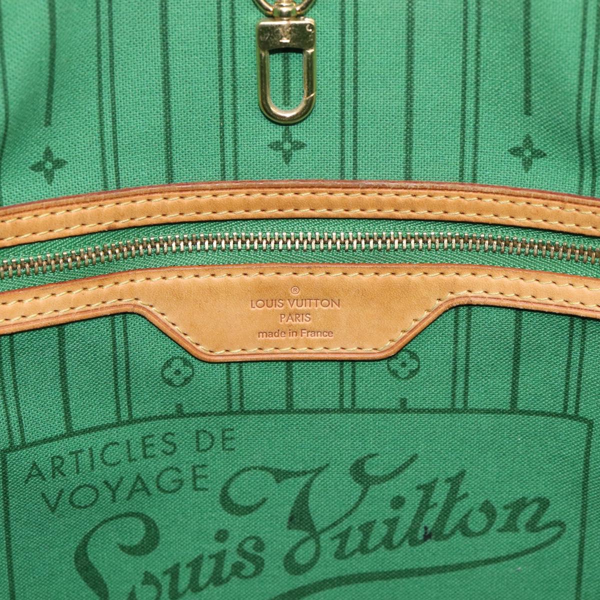 LOUIS VUITTON Monogram Neverfull MM Tote Bag M40156 LV Auth 213406