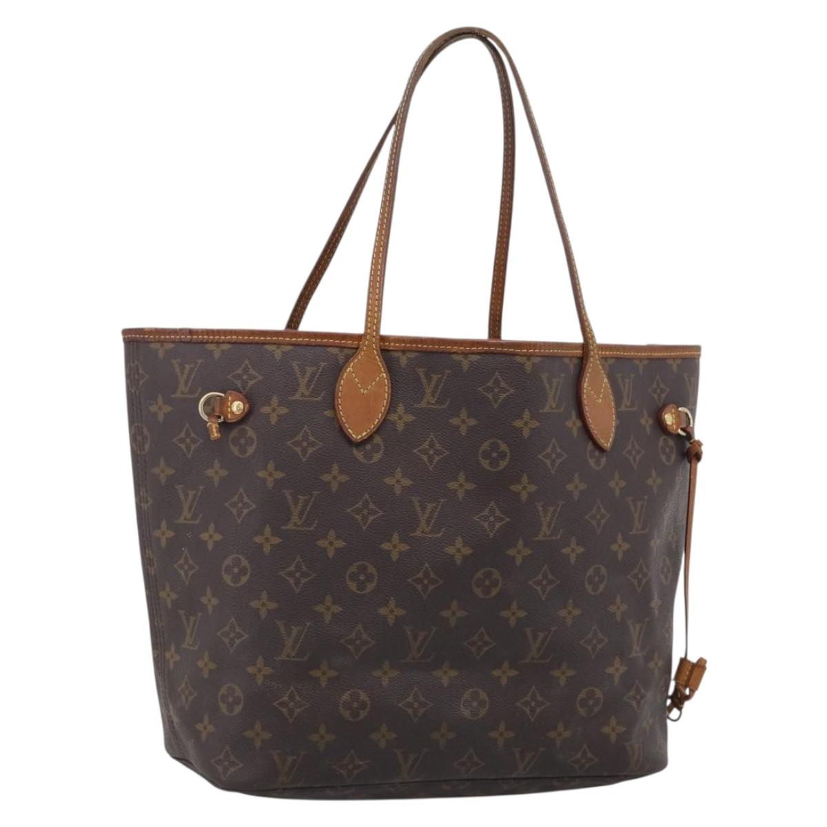 LOUIS VUITTON Monogram Neverfull MM Tote Bag M40156 LV Auth 213407