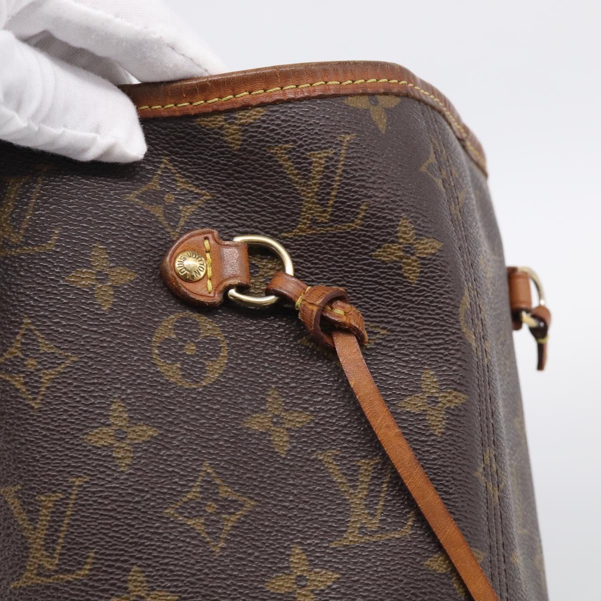 LOUIS VUITTON Monogram Neverfull MM Tote Bag M40156 LV Auth 213407