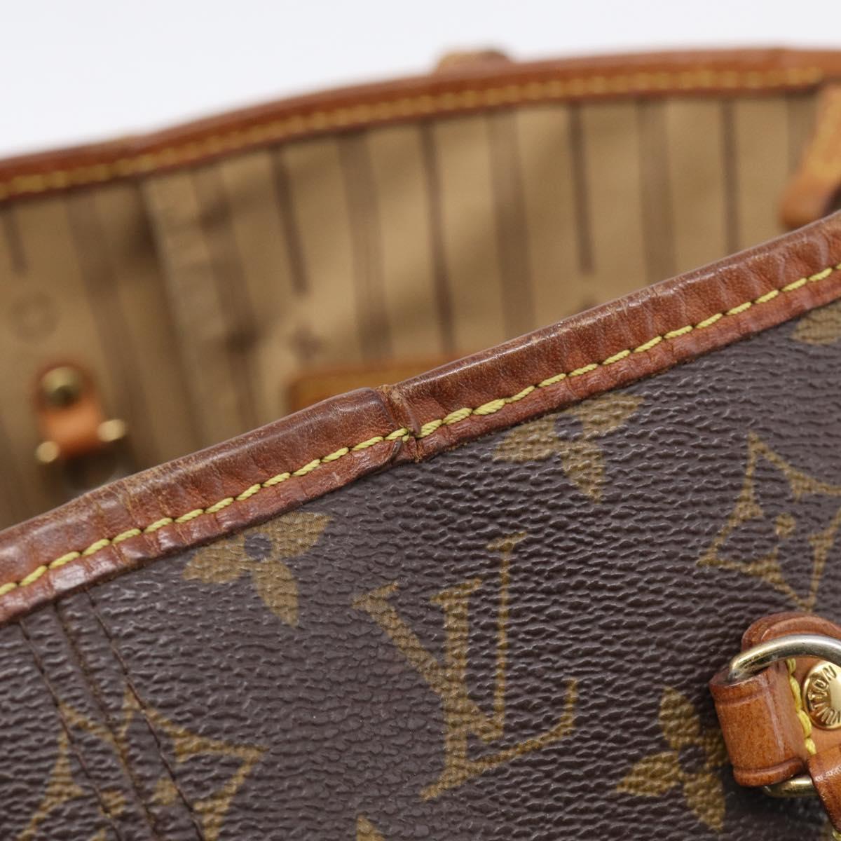 LOUIS VUITTON Monogram Neverfull MM Tote Bag M40156 LV Auth 213407