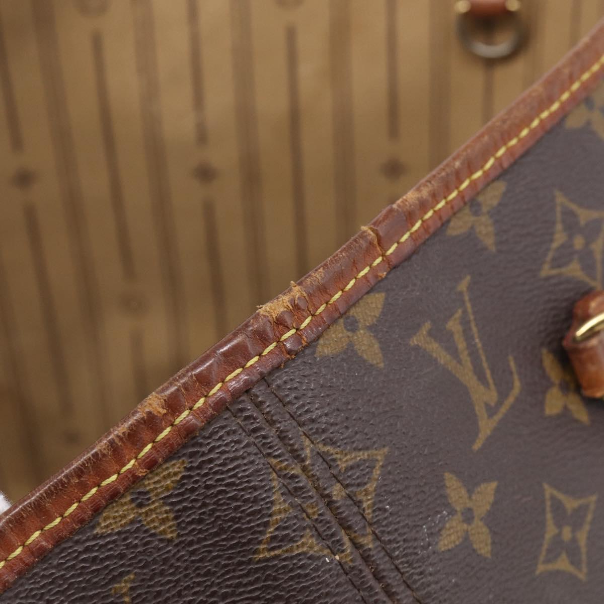 LOUIS VUITTON Monogram Neverfull MM Tote Bag M40156 LV Auth 213407