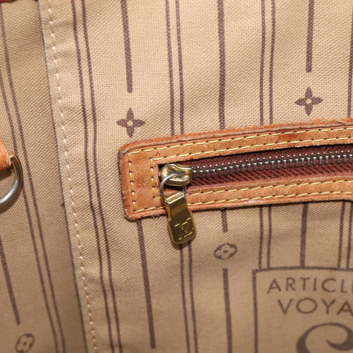 LOUIS VUITTON Monogram Neverfull MM Tote Bag M40156 LV Auth 213407