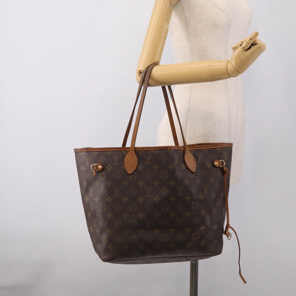 LOUIS VUITTON Monogram Neverfull MM Tote Bag M40156 LV Auth 213407