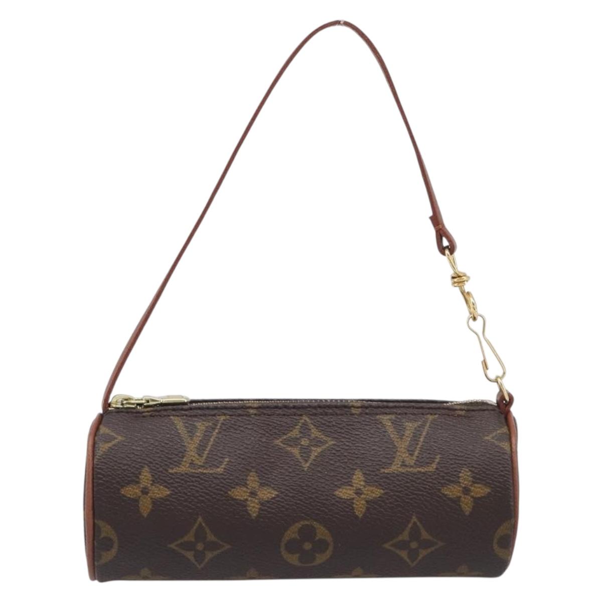 LOUIS VUITTON Monogram Papillon Pouch LV Auth 213410