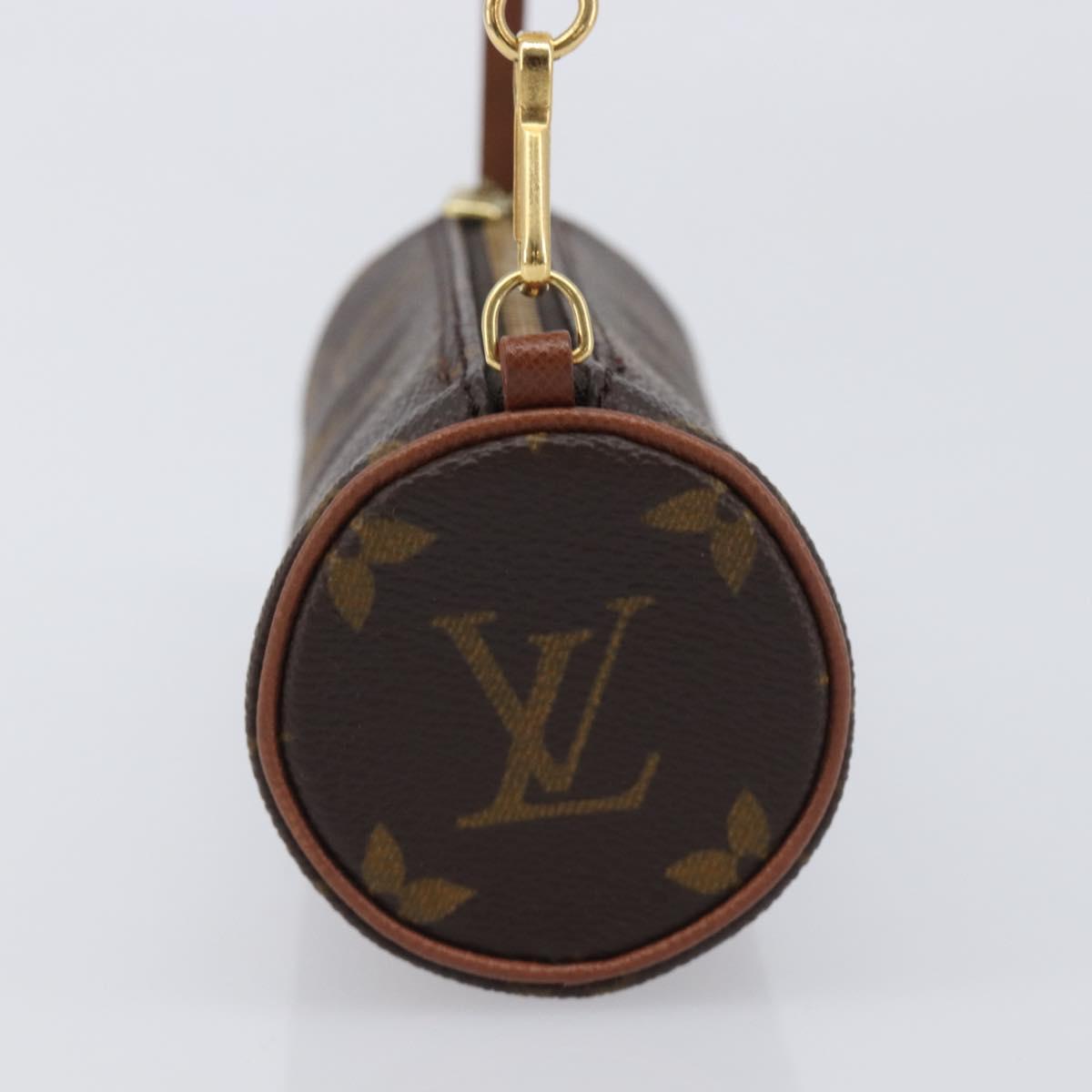 LOUIS VUITTON Monogram Papillon Pouch LV Auth 213410