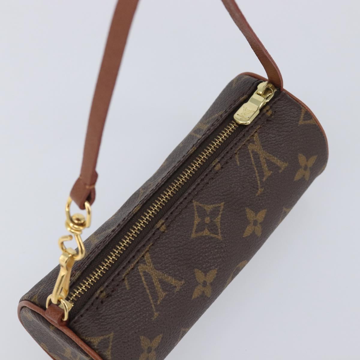 LOUIS VUITTON Monogram Papillon Pouch LV Auth 213410