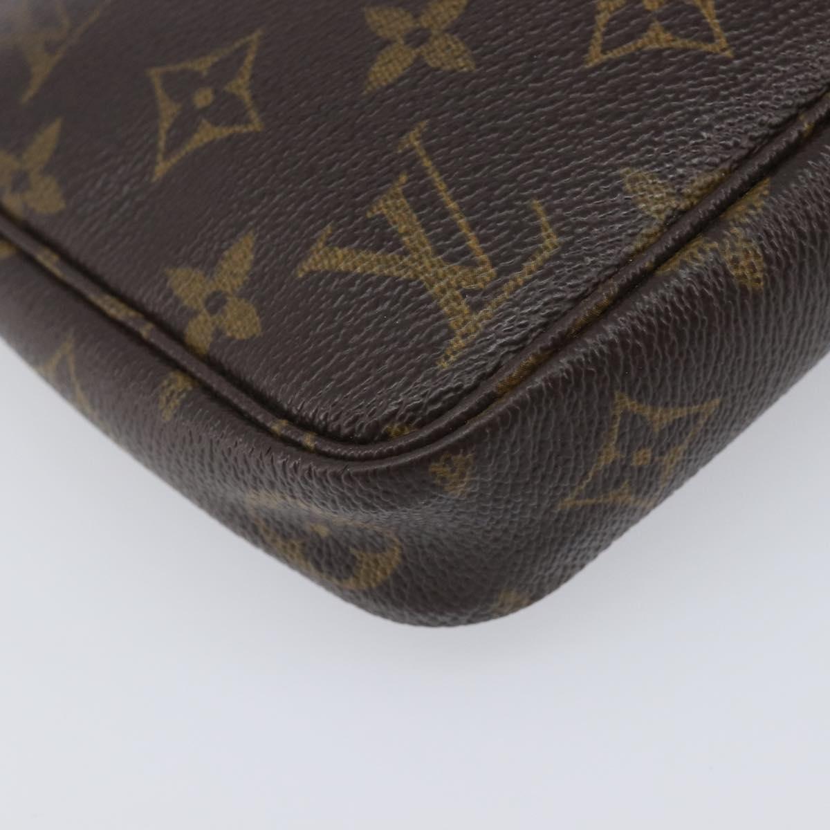 LOUIS VUITTON Monogram Pochette Accessoires Pouch M51980 LV Auth 213416