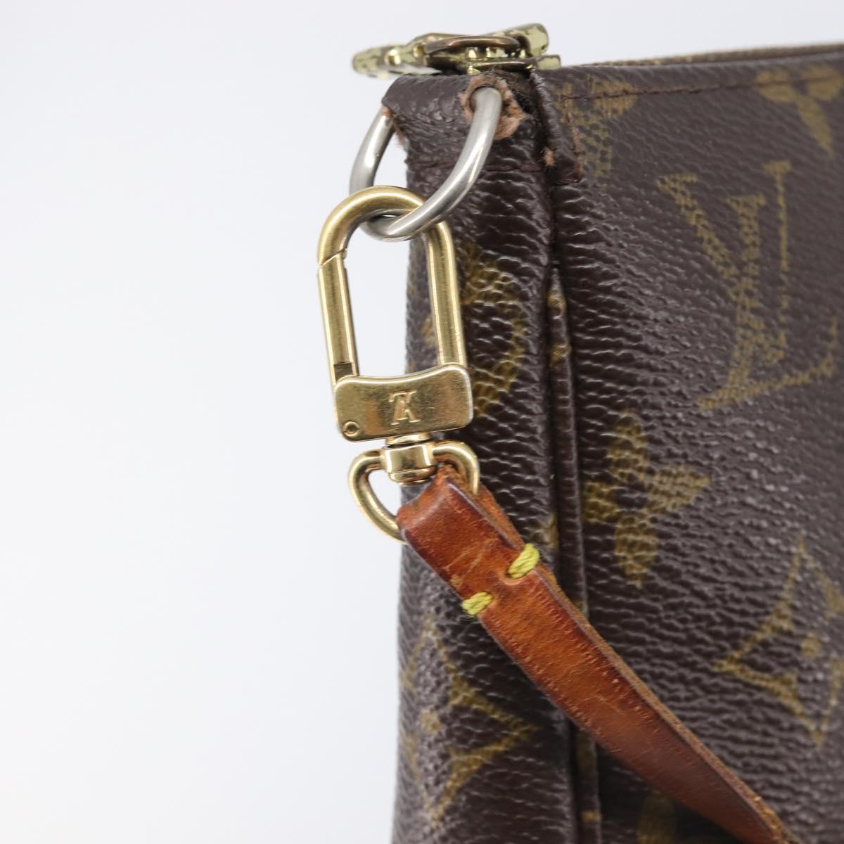 LOUIS VUITTON Monogram Pochette Accessoires Pouch M51980 LV Auth 213416